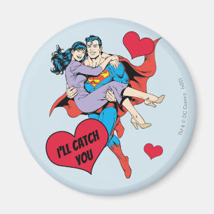 Imã Dia de os namorados Superman  Eu vou te pegar
