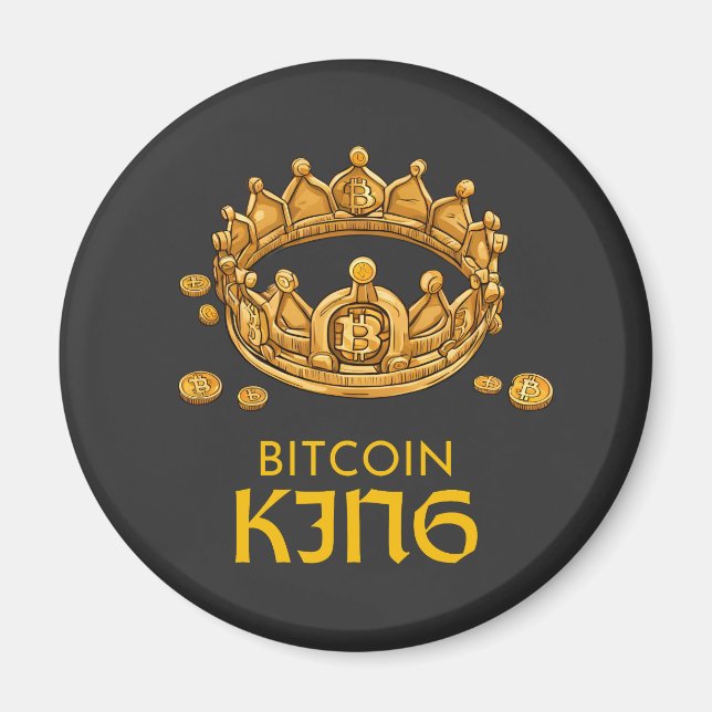 Imã Dia de os pais Bitmoeda King Crypto King (Frente)