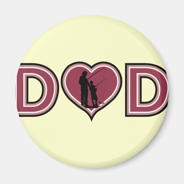 Imã Dia de os pais de PAI de pesca legal (Frente)