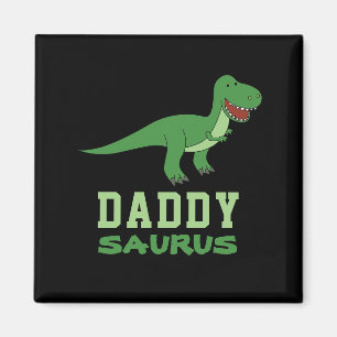 Imã Dia de os pais de Pai Dino Daddysaurus Dinosaur T-