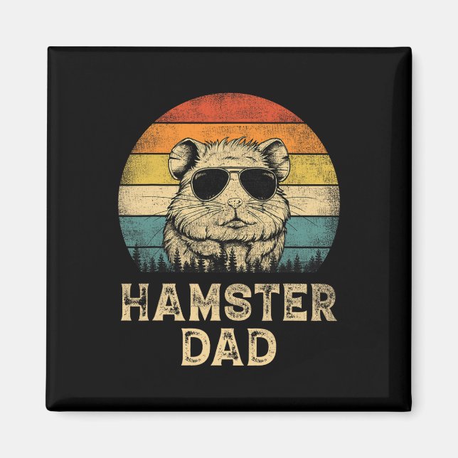 Imã Dia de os pais de Pai Hamster Pai Hamster (Frente)