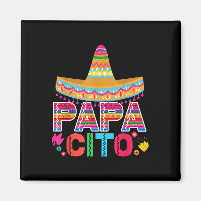 Imã Dia de os pais Engraçado Presente Para O Pai Papac (Frente)