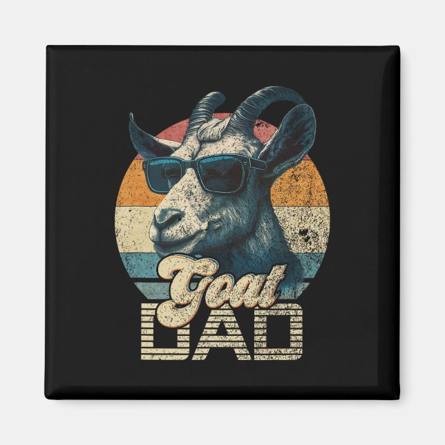 Imã Dia de os pais Pai engraçado Pai Goat com melhor  (Frente)