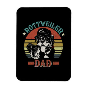 Ímã Dia de os pais Pai Rottweiler