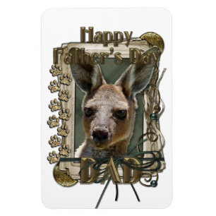 Ímã Dia de os pais - Peças Pedras - Canguru