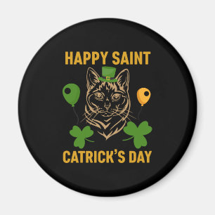 Imã Dia de Patrick para o Gato Lover