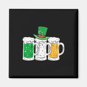 Imã Dia de São Patrício Cerveja Irlandesa Bandeira da