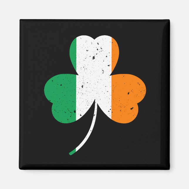 Imã Dia de São Patrício de Shamrock irlandês (Frente)