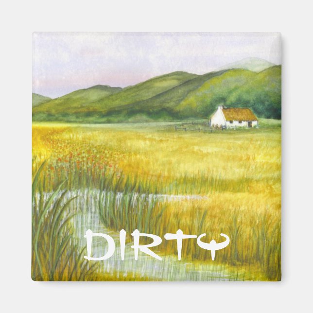 Imã Dia de São Patrício Dish Washer Magnet Por Bonhove (Frente)