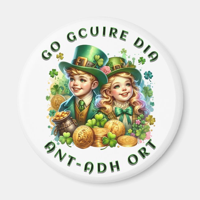 Imã Dia de São Patrício | Go gcuire Dia an t-ádh ort (Frente)