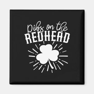 Imã Dia de São Patrício Irlandês Engraçado Trevo Dibs