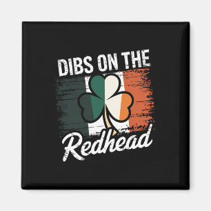 Imã Dia de São Patrício Irlandês Engraçado Trevo Dibs