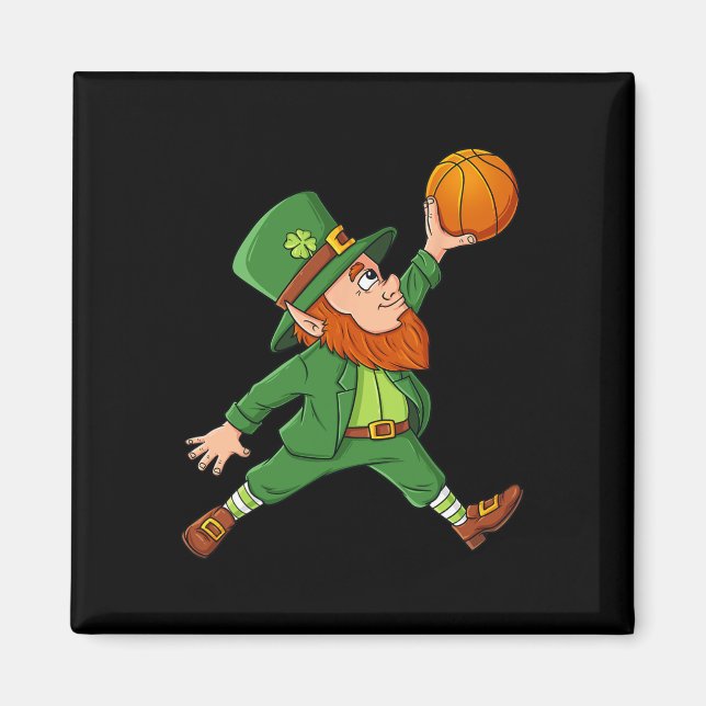 Imã Dia de São Patrício Leprechaun Basball Lucky Boys  (Frente)
