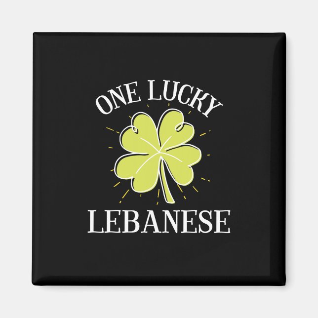 Imã Dia de São Patrício Lucky Libanês Presente (Frente)