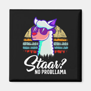 Imã Dia de Teste do Texas Llama Alpaca Para Estudantes