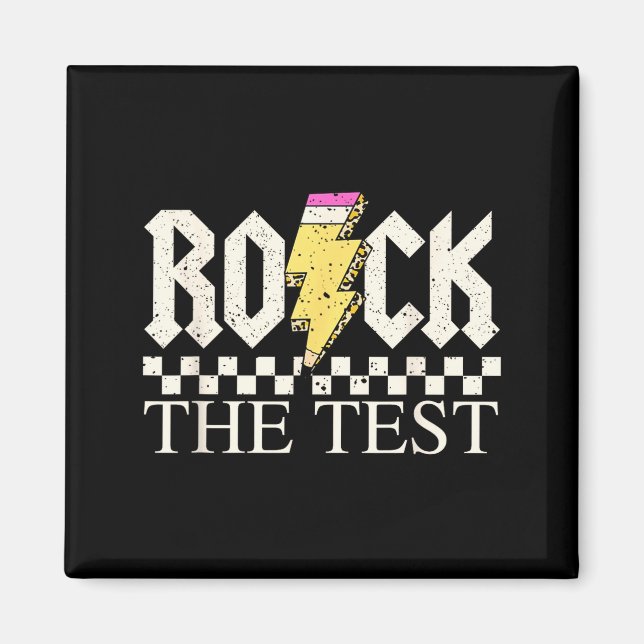 Imã Dia de Teste Estadual Staar Rock O Teste ABCD Prof (Frente)