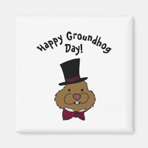Imã Dia do Groundhog Arco superior Tie Magnet