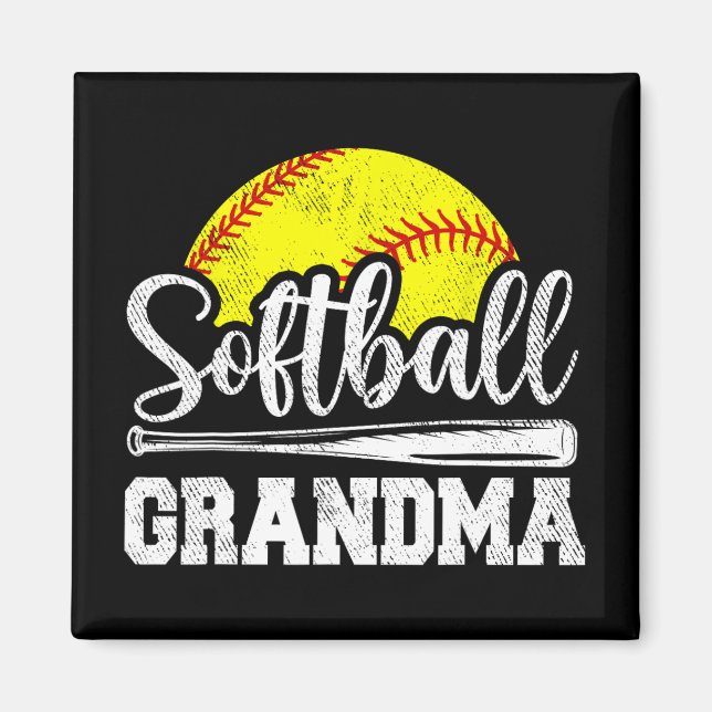 Imã Dia do Jogador de Softball Mãe#39; #39;s (Frente)