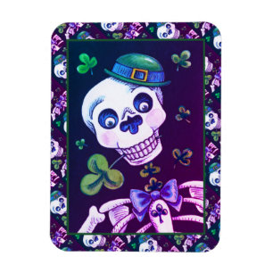 ÍMÃ DIA DO LEPRECHAUN MORTO, RUA. PADDY'S DAY SKULL