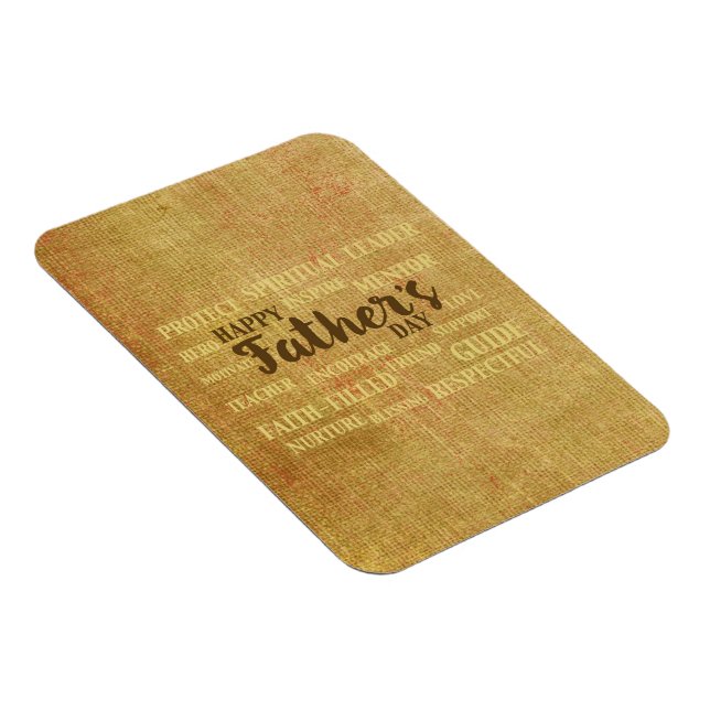 Ímã Dia do Pai Religioso, Qualidades do Pai (Lado Direito)