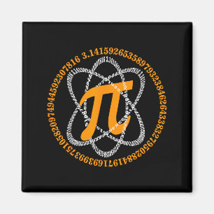 Imã Dia do Pi 3,14 Símbolo do Número Pi Presente de Ma