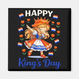 Imã Dia do Rei Holanda Bandeira Koningsdag Feriados Ho