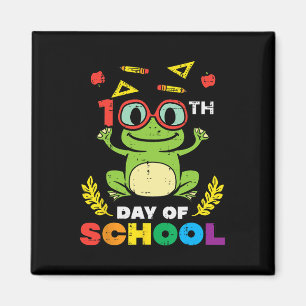 Imã Dia Do Sapo Escolar 100 Dias Mais Inteligentes Cri