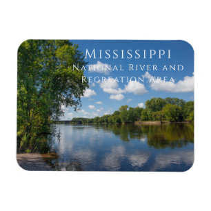 Ímã Dia do Sol do Rio Mississippi, ao norte de Minneap