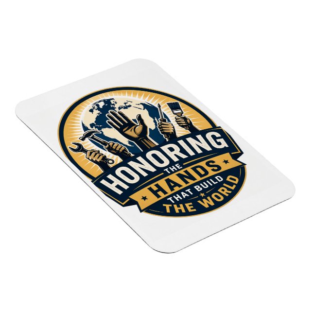 Ímã Dia do Trabalho  (Lado Direito)