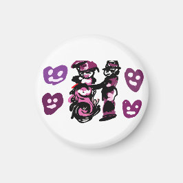 Imã dia dos namorados amor roxo