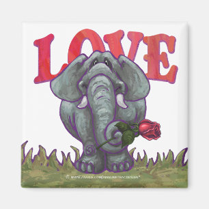 Imã Dia dos namorados do elefante