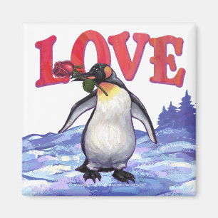 Imã Dia dos namorados do pinguim