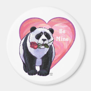 Imã Dia dos namorados do urso de panda