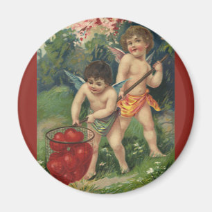 Imã Dia dos namorados do Victorian do vintage, o