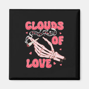 Imã Dia dos Namorados Maconha Fumante Nuvens de Amor