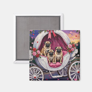 Imã Dia dos Namorados Pug
