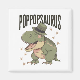 Imã Dia dos Pais Avô Dinossauro Poppopsaurus