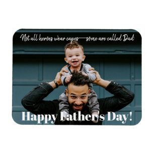 Ímã Dia dos Pais Herói Cute Foto da Família Personaliz