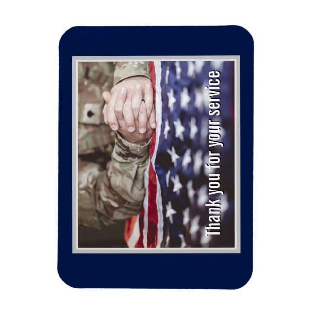 Ímã Dia dos Veteranos - Honrando todos os que serviram (Vertical)
