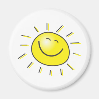 Imã Dia ensolarado, sol sorridente, Dia para sorrir!