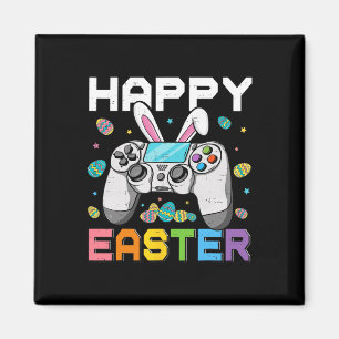 Imã Dia Feliz da Páscoa para Gamer Menino Vídeos do Co