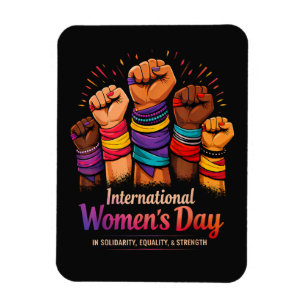 Ímã Dia Internacional da Mulher 8 de Março