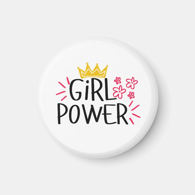 Imã Dia Internacional da Mulher Poder Feminino (Frente)