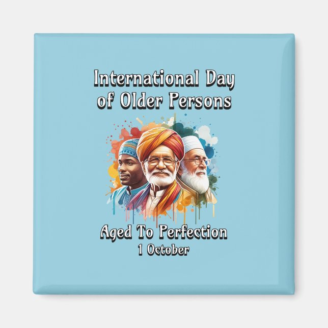 Imã Dia Internacional dos Idosos. Idade (Frente)