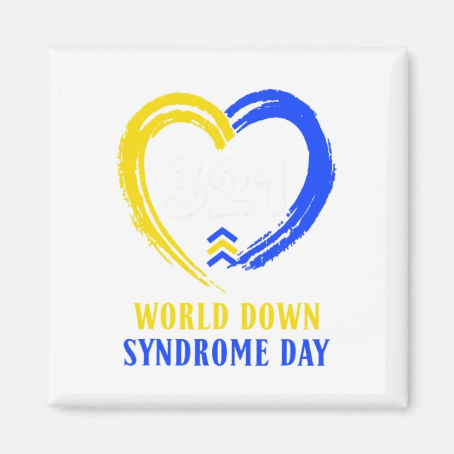 Imã Dia Mundial da Síndrome de Down Para Combater Idei (Frente)
