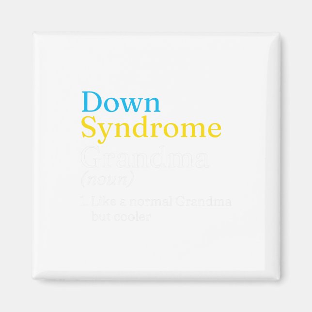 Imã Dia Mundial da Síndrome de Down Para Combater Idei (Frente)