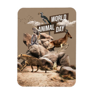 Ímã Dia Mundial dos Animais