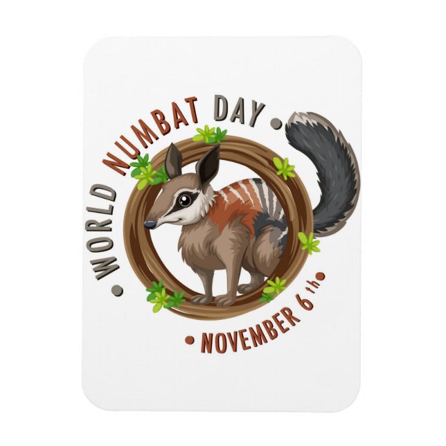 Ímã Dia Mundial dos Números (Vertical)