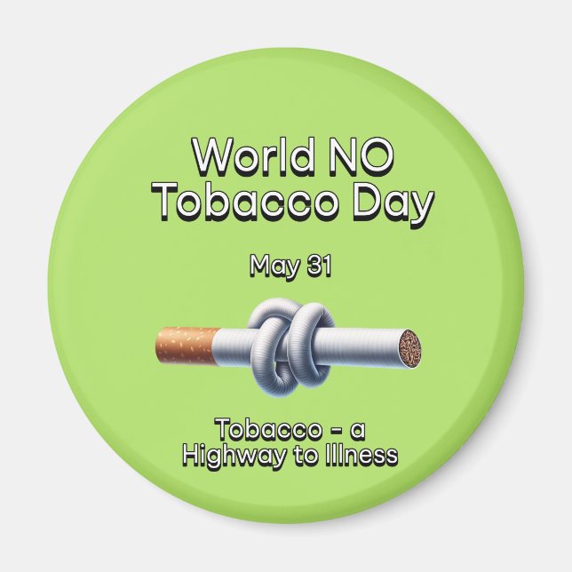 Imã Dia Mundial Sem Cigarro: 31 de maio (Frente)