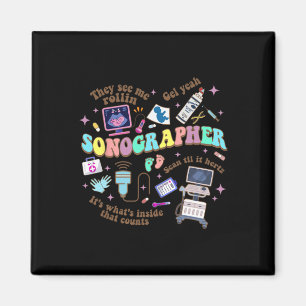 Imã Dia Nacional da Enfermeira Ultrasom Tech Sonograph